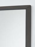 John Lewis Rye Metal Frame Rectangular Wall Mirror, 90 x 60cm