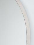 John Lewis Rye Metal Frame Round Wall Mirror, 80cm