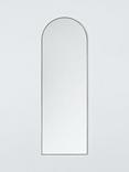 John Lewis Scandi Leaner Arch Full Length Mirror, 180 x 60 cm, Black