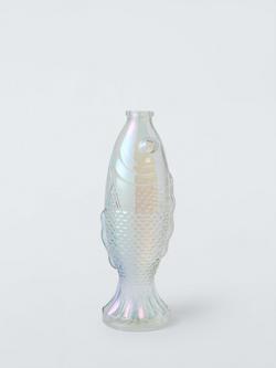 John Lewis Iridescent Glass Fish Jug, 500ml, 