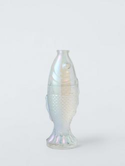 John Lewis Iridescent Glass Fish Jug, 500ml - view 2, 