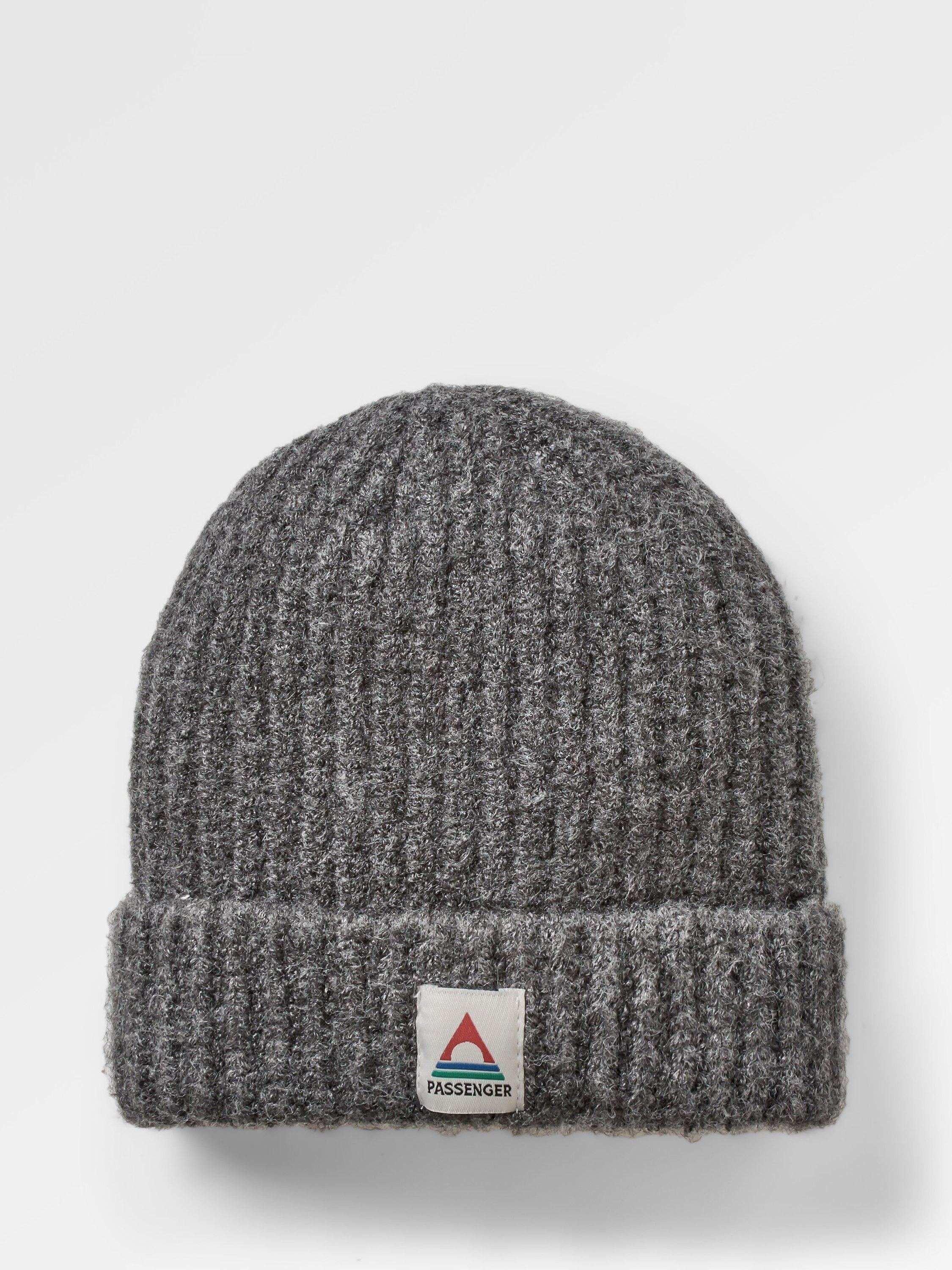 Product image 3 of 4, which shows Passenger Redwood Beanie Hat, Grey
