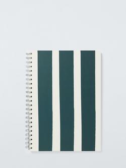 John Lewis A4 Stripe Notebook, Multi, Multi