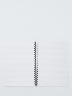 John Lewis A4 Stripe Notebook, Multi - view 2, Multi