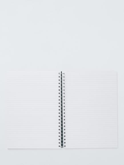 John Lewis A4 Stripe Notebook, Multi - view 2, Multi