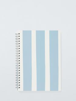 John Lewis A5 Stripe Notebook, Multi, Multi