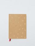 John Lewis B5 Hardback Foil Hearts Notebook, Multi
