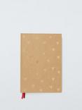 John Lewis B5 Hardback Foil Hearts Notebook, Multi