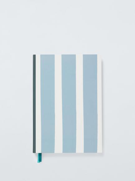 John Lewis B5 Hardback Stripe Notebook, Multi, Multi