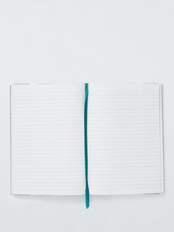 John Lewis B5 Hardback Stripe Notebook, Multi - view 2, Multi