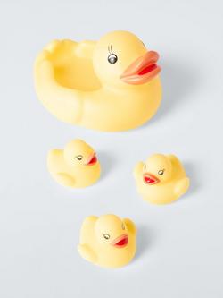 John Lewis Bath Time Ducks, Set of 4 - view 2, Multi