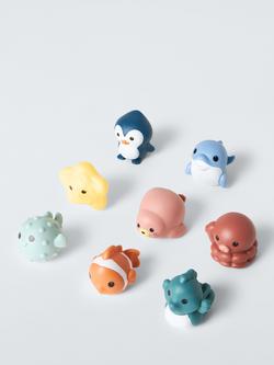 John Lewis Bath Time Squirters, Pack of 8, Multi