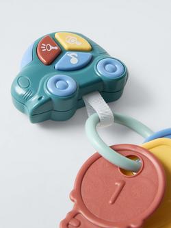 John Lewis Interactive Car Keys Toy - view 2, Multi