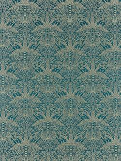Clarke & Clarke Leopardo Made to Measure Curtains or Roman Blind, Kingfisher, Kingfisher