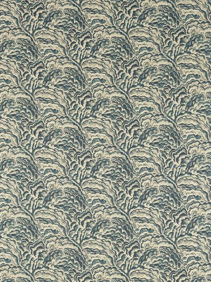 Clarke & Clarke Lumino Made to Measure Curtains or Roman Blind, Kingfisher, Kingfisher