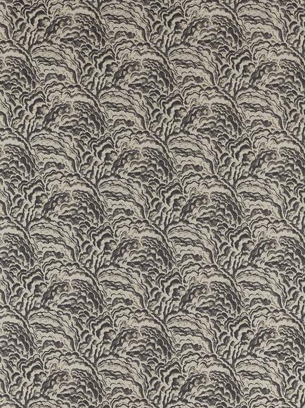 Clarke & Clarke Lumino Made to Measure Curtains or Roman Blind, Noir, Noir