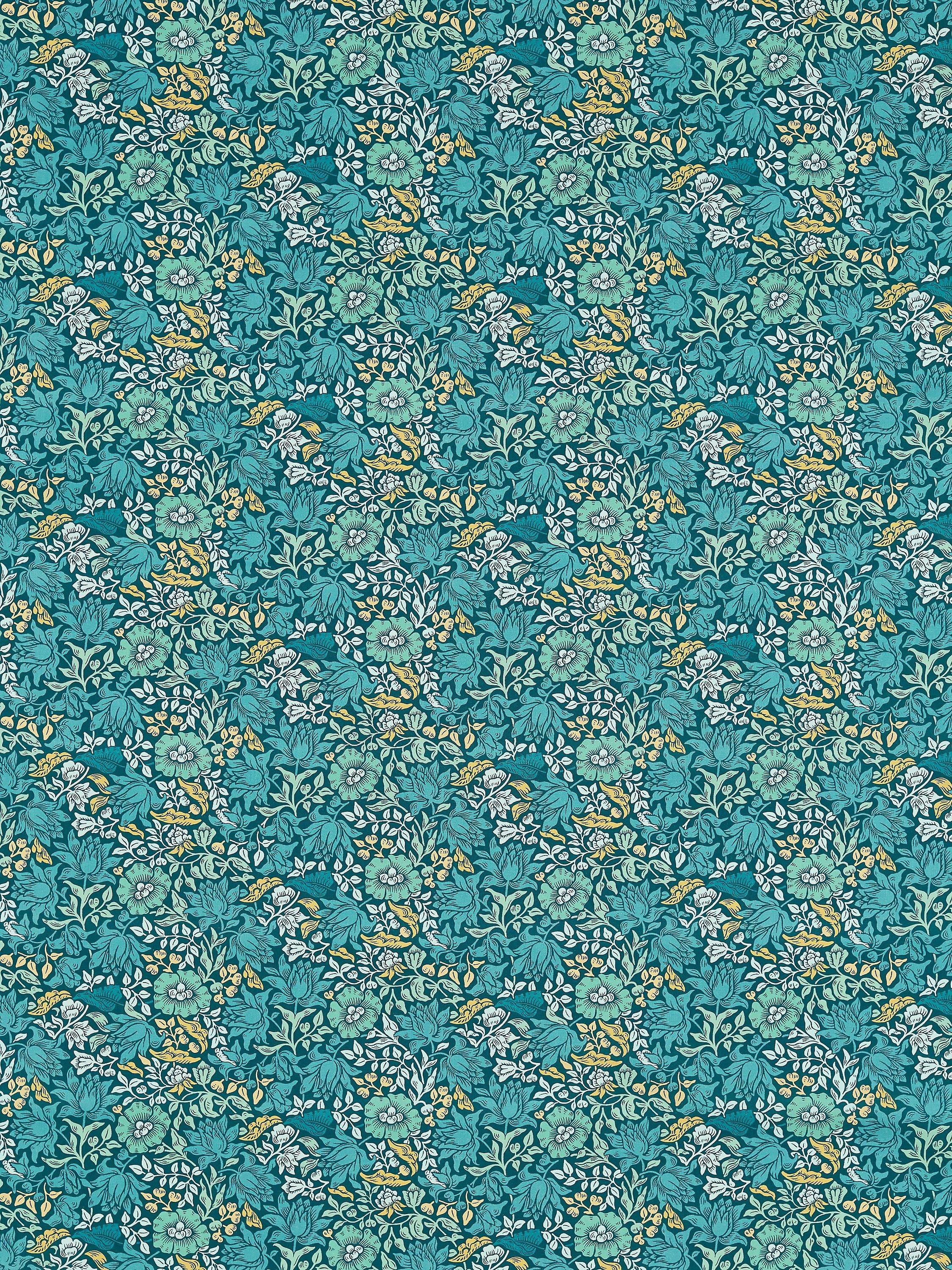 Clarke & Clarke Mallow Furnishing Fabric, Teal