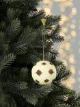 John Lewis Trinket & Treasure Paper Mache Star Dot Bauble