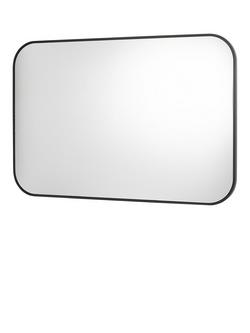 Där Firuz Rectangular Wall Mirror, 90 x 60cm, Black, Black