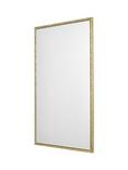 Där Jinelle Hammered Texture Rectangular Wall Mirror, 86 x 50cm, Gold