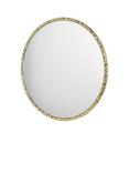 Där Jinelle Hammered Texture Round Wall Mirror, 80cm, Gold