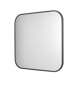 Där Firuz Square Wall Mirror, 60 x 60cm, Black - view 2, Black