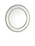 Laura Ashley Nolton Round Wall Mirror, 110cm, Champagne