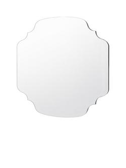 Laura Ashley Rochelle Square Wall Mirror, 60 x 60cm, Clear - view 2, Clear
