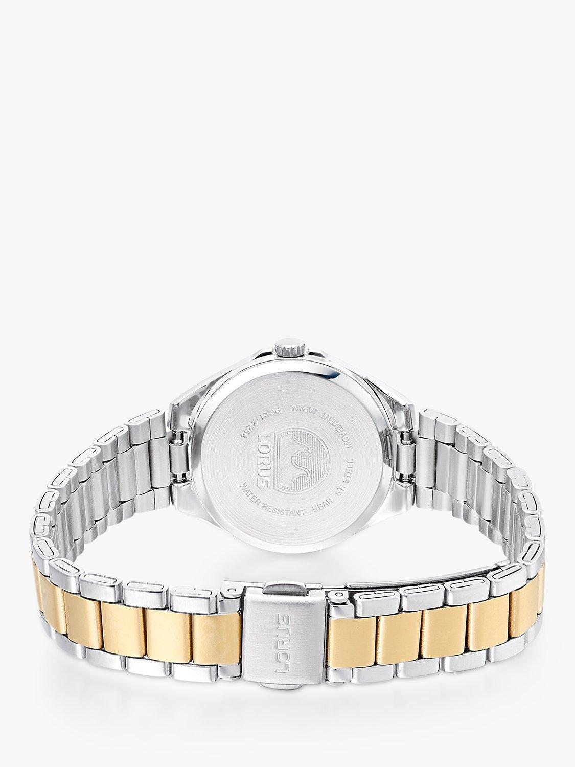 Product image 3 of 4, which shows Lorus Women's Sapphire Bracelet Strap Watch, Gold/Silver