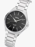 Lorus Men's Sapphire Date Bracelet Strap Watch