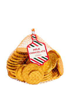 Gold Milk Chocolate Coins, 375g