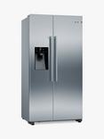 Bosch Series 6 KAD93AiERG American Fridge Freezer, Stainless Steel