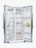 Bosch Series 6 KAD93AiERG American Fridge Freezer, Stainless Steel