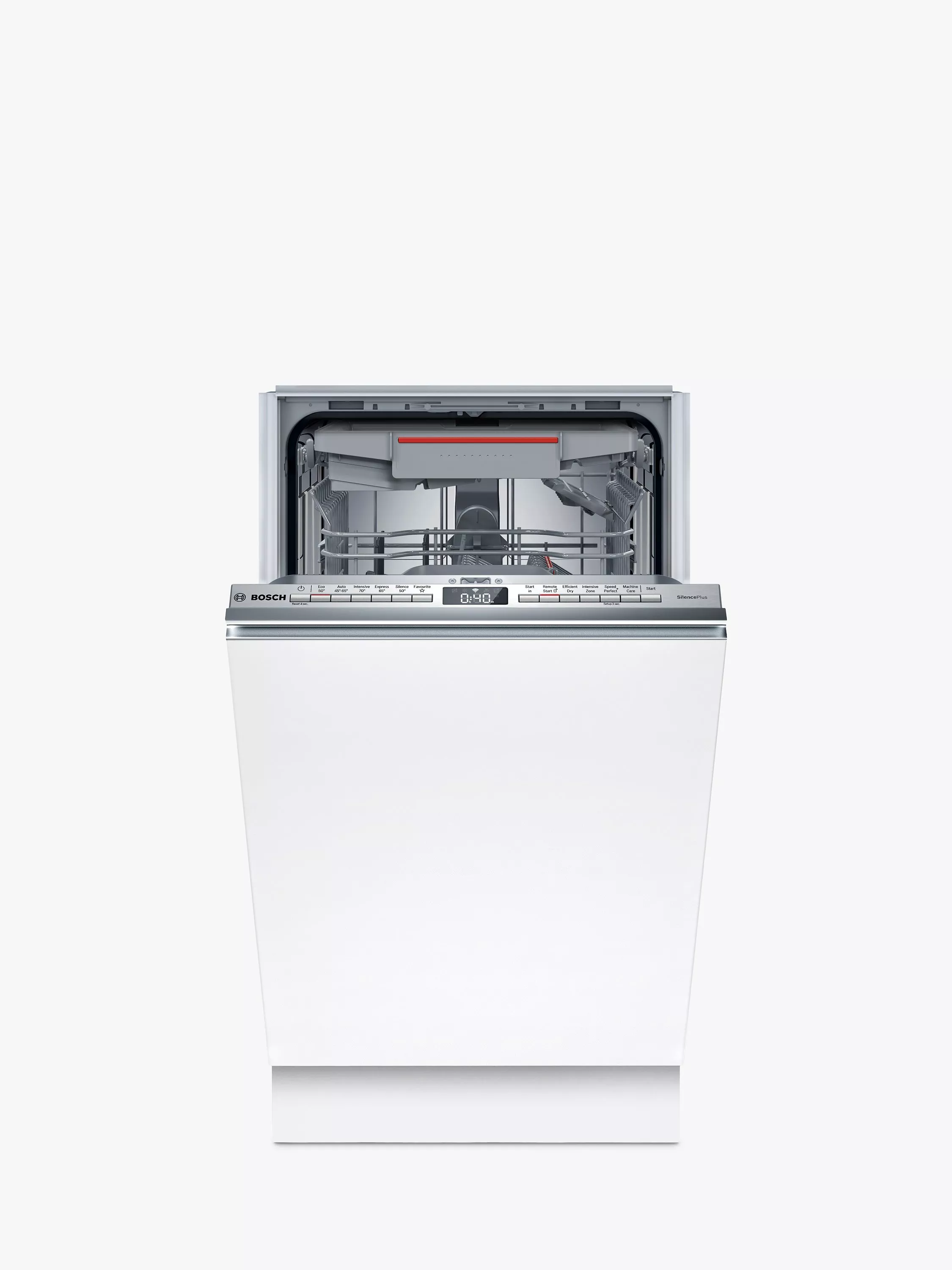 bosch series 4 spv4emx25g fully integrated slimline dishwasher stainless steel