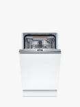 Bosch Series 4 SPV4EMX25G Fully Integrated Slimline Dishwasher, Stainless Steel