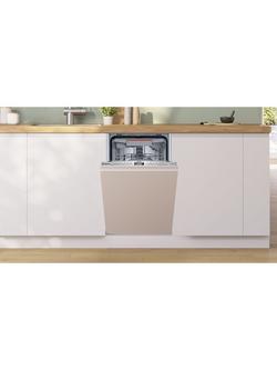 Bosch Series 4 SPV4EMX25G Fully Integrated Slimline Dishwasher, Stainless Steel - view 2, Stainless Steel