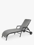 John Lewis Henley by KETTLER Sunloungers with Cushions, Set of 2