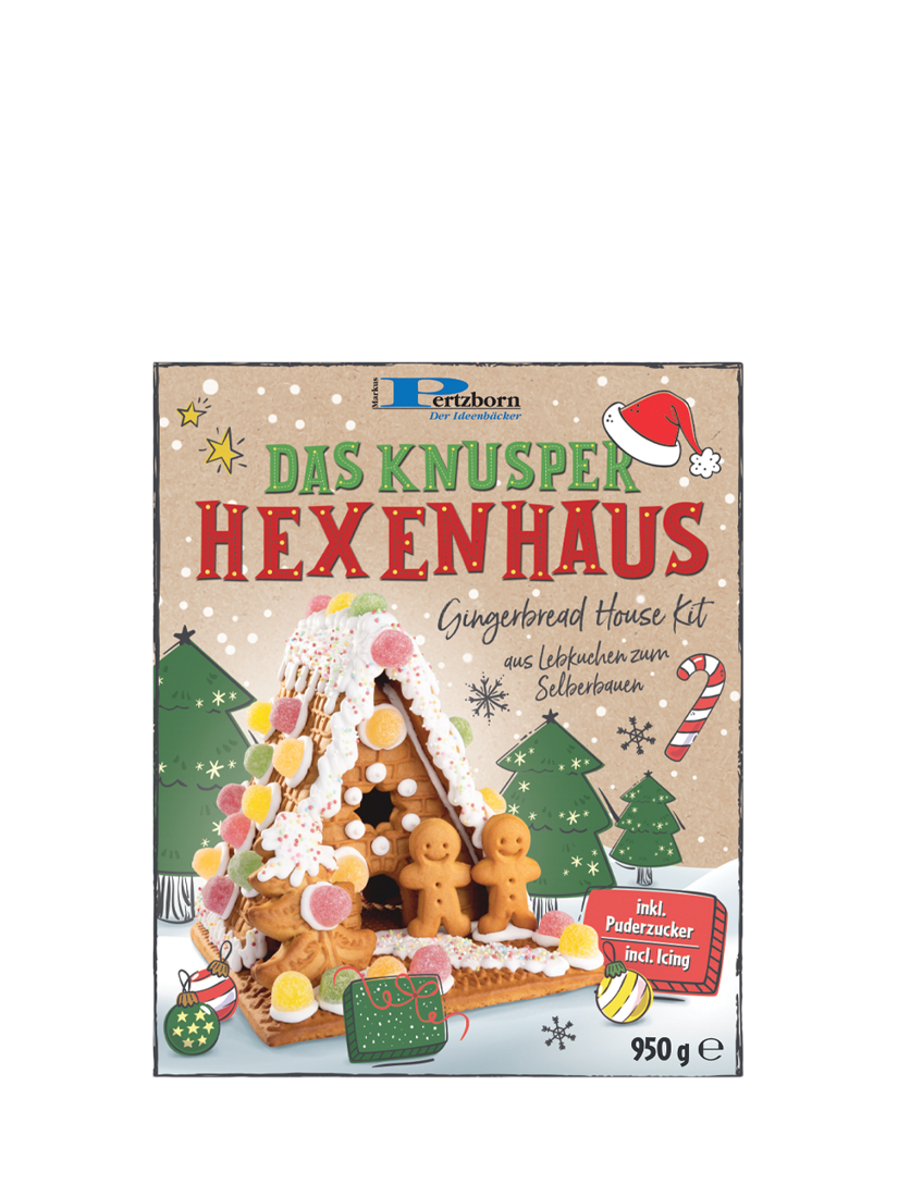 Pertzborn DIY Gingerbread House Kit 950g