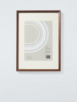 John Lewis Isla Poster Frame & Mount, FSC-Certified (Oak Wood), Walnut