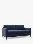 John Lewis Bailey II Large 2 Seater Sofa, Light Leg, Aquaclean Titan Navy