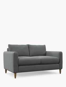 John Lewis Bailey II Small 2 Seater Sofa, Light Leg, Brushed Tweed Grey, Brushed Tweed Grey