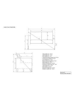 John Lewis Loose Cover Small 2 Seater Sofa - view 2, Cotton Linen Navy