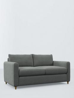 John Lewis Bailey II Medium Sofa Bed, Light Leg, Brushed Tweed Grey