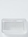 John Lewis Glass Butter Dish, Clear