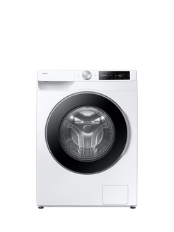 Samsung WW11DG6B25LEU1 Freestanding Washing Machine, AI Energy, 11kg Load, 1400rpm, White, White