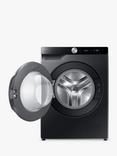 Samsung Series 6 WW11DG6B85LBU1 Freestanding ecobubble™ Washing Machine, AI Energy, 11kg Load, 1400rpm Spin, Black