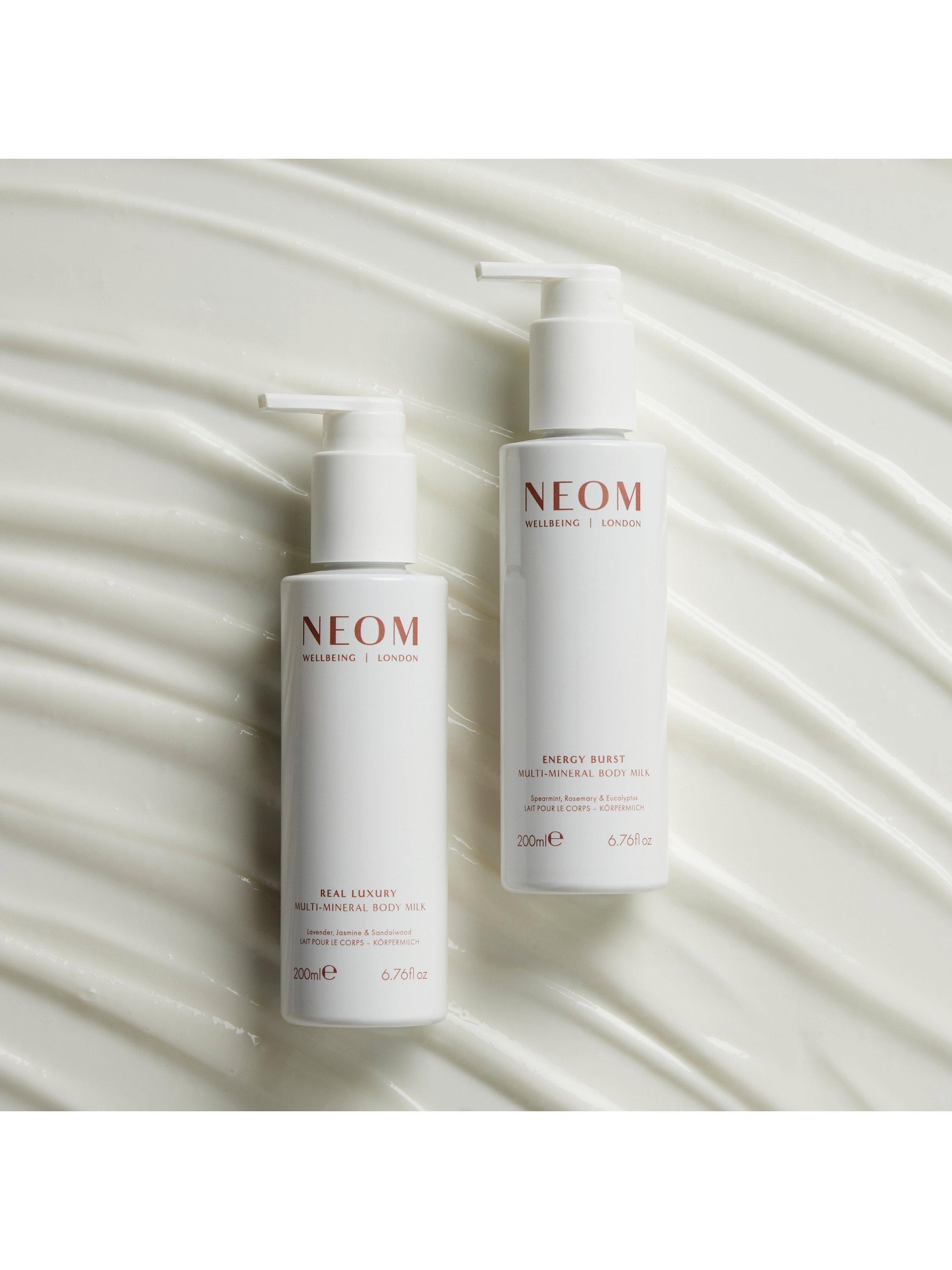 Product image 6 of 6, which shows NEOM Wellbeing London Energy Burst Multi-Mineral Body Milk Spearmint, Rosemary & Eucalyptus, 200ml