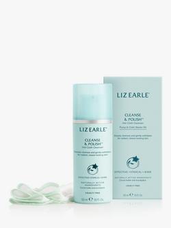 Liz Earle Cleanse & Polish™ Hot Cloth Cleanser Pump & Cloth Starter Kit Skincare Gift Set, 