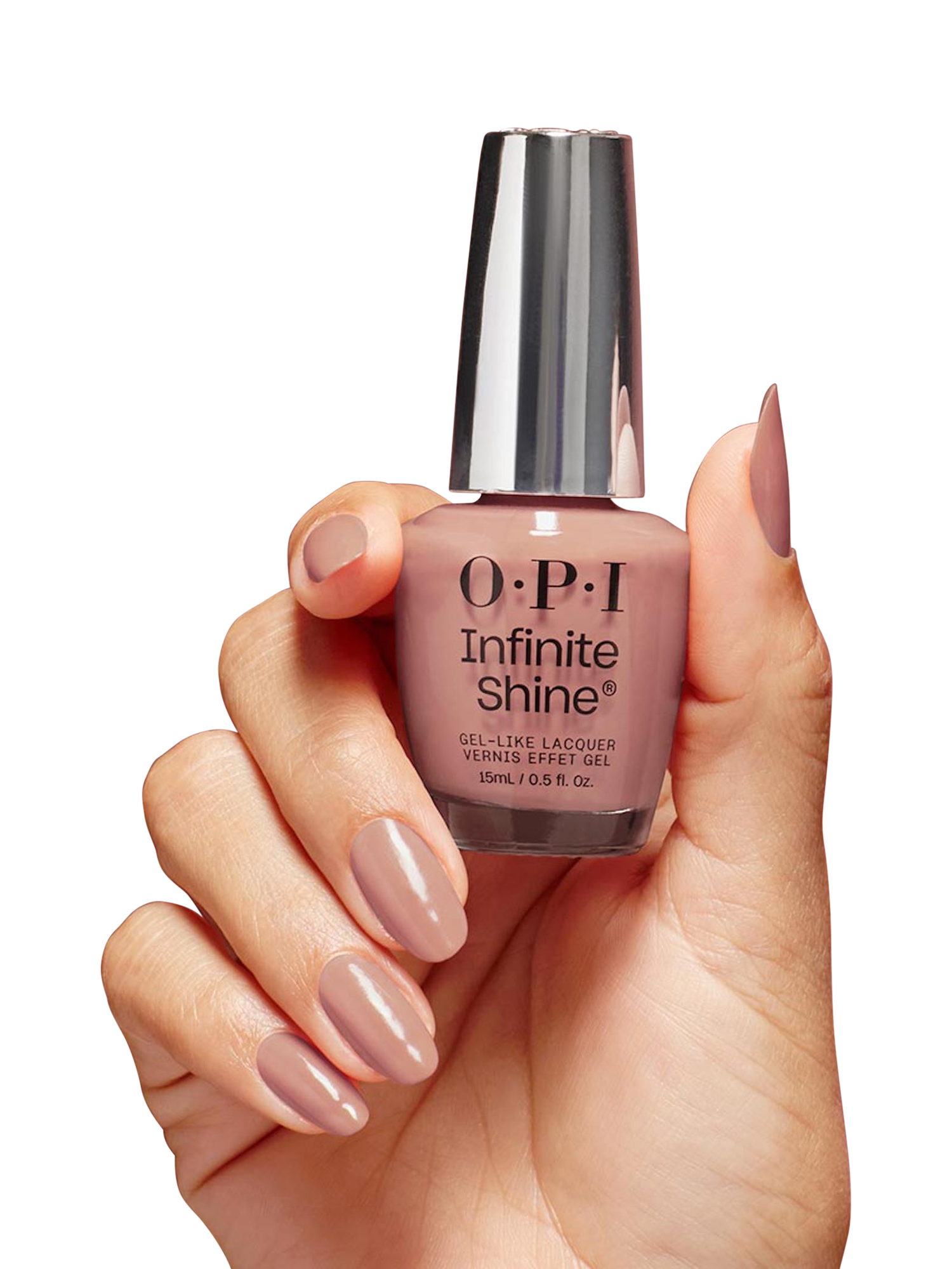 Product image 5 of 7, which shows OPI Infinite Shine Gel-Like Lacquer Nail Polish, Barefoot In Barcelona