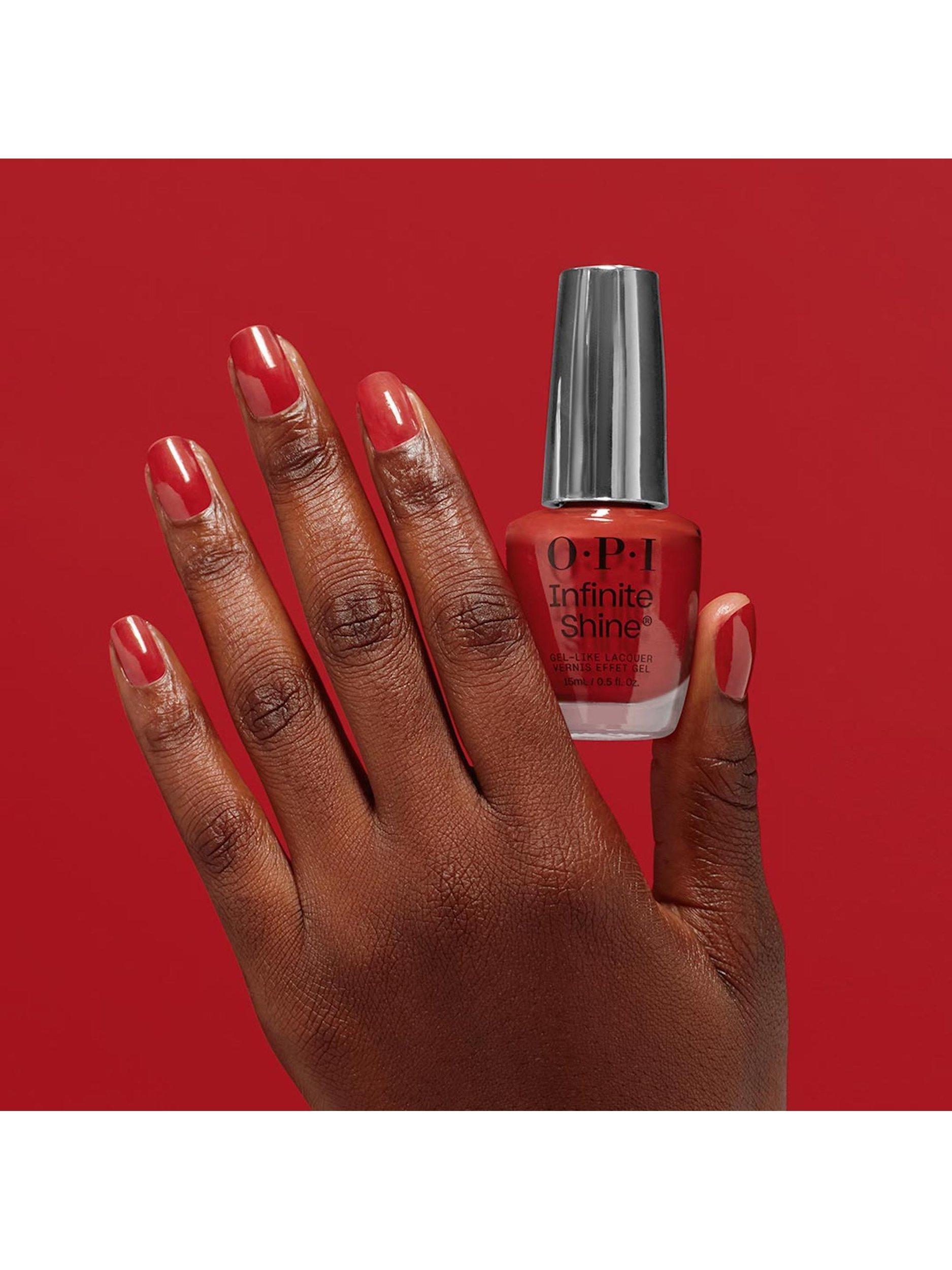 Product image 5 of 7, which shows OPI Infinite Shine Gel-Like Lacquer Nail Polish, Big Apple Red®